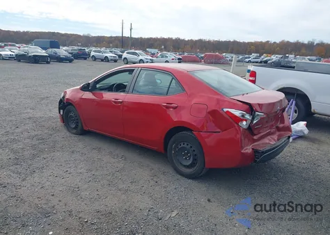 2016 Toyota Corolla Le z USA, uszkodzony, nr VIN 2T1BURHE5GC719021